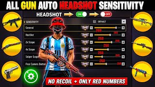 Free Fire Auto Headshot Trick 2026 Sensitivity | 2gb, 4gb, 6gb Ram Headshot Sensitivity Setting