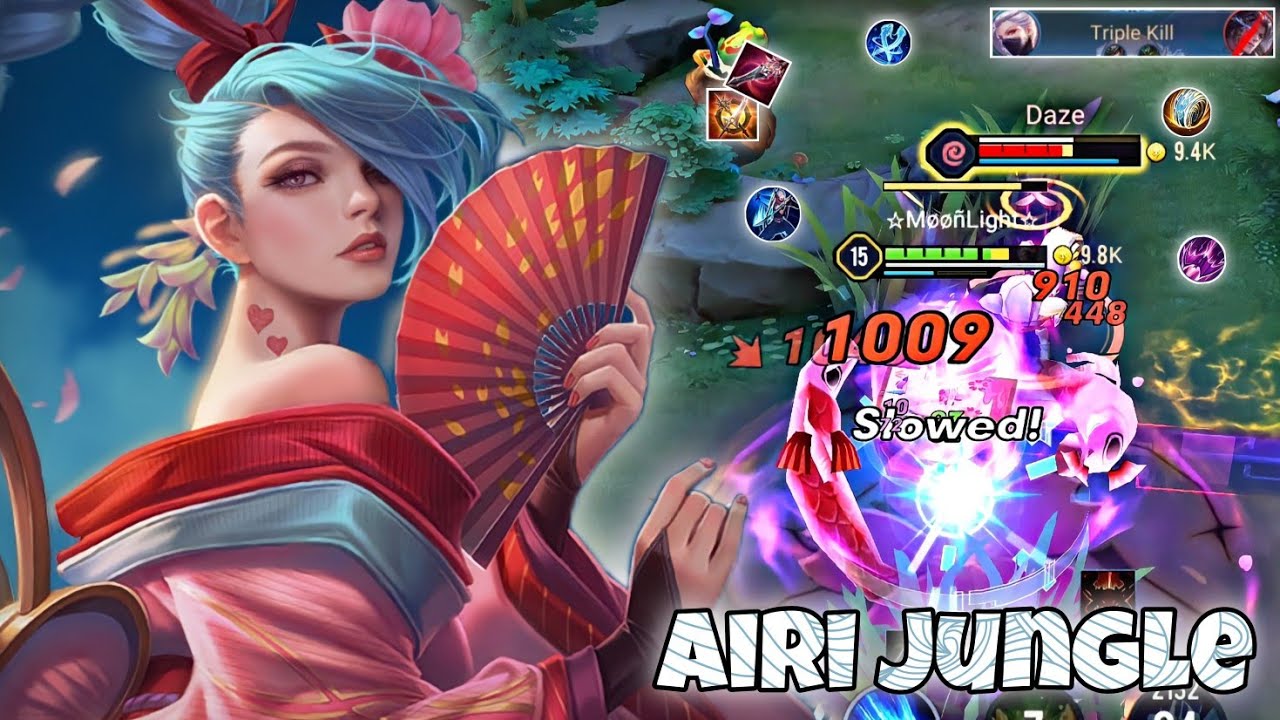 Airi Jungle Pro Gameplay | Incredible Warrior | Arena of Valor | Liên Quân mobile