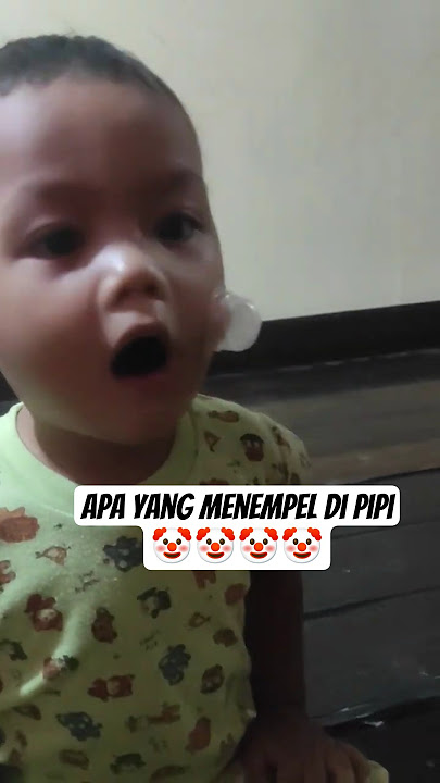 apa yang menempel di pipi#edit #usa #funny #family