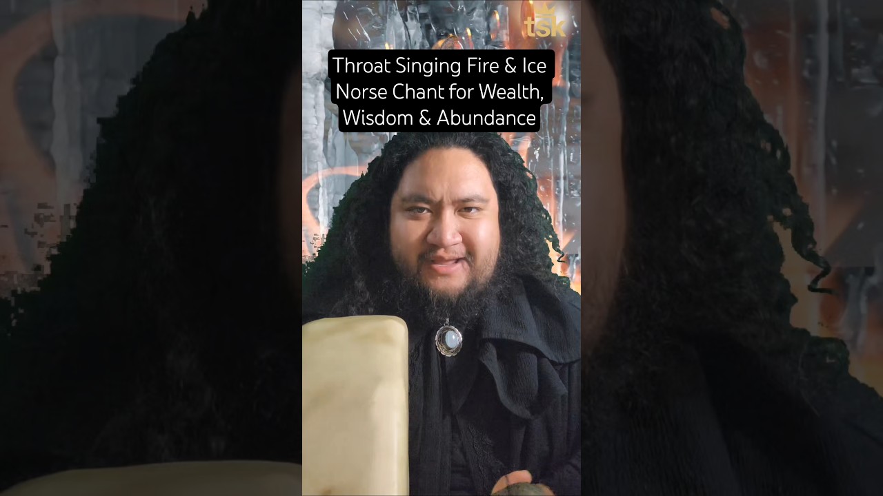 Throat Singing Fire & Ice NORSE Chant for Wealth, Wisdom & Abundance