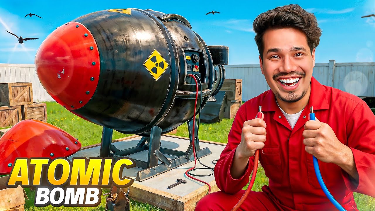 HOW TO MAKE AN ATOMIC BOMB IN YOUR GARDEN 💀😱