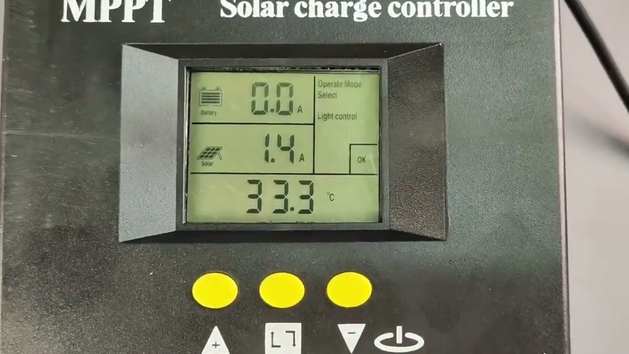 Y&H MPPT Solar Charge Controller 12V 24V 36V 48V LCD Display Max 100V Dual USB for Lead acid Lithium