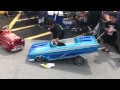 Shorty's pedal car at the show