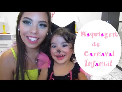 Featured image of post Maquiagem Gatinha Infantil Maquiagem infantil para festa casamento dia a dia tutorial