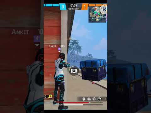 1 vs 4 clutch in 40 sec in FreeFire Cs rank mode #freefire # ...