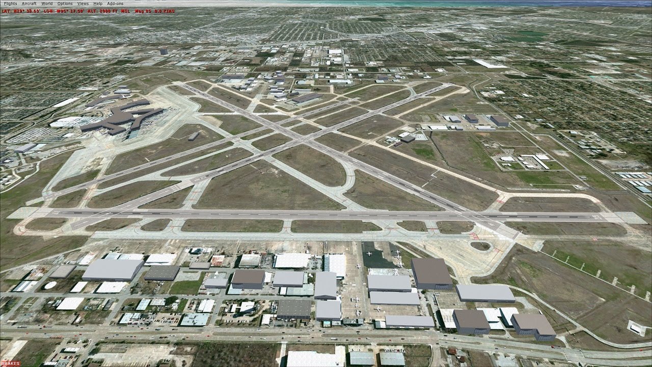 FSX/P3D Photo Aligned Airports Demo Houston, Texas Area YouTube