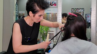 Hair Salon ASMR | Damaged Hair Magic Straight Transformation | Rhea Jeong screenshot 5