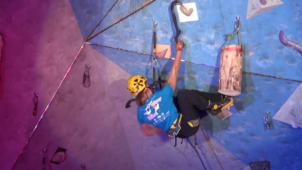 2017 Ice Climbing European Cup Bratislava Angelika Rainer (final