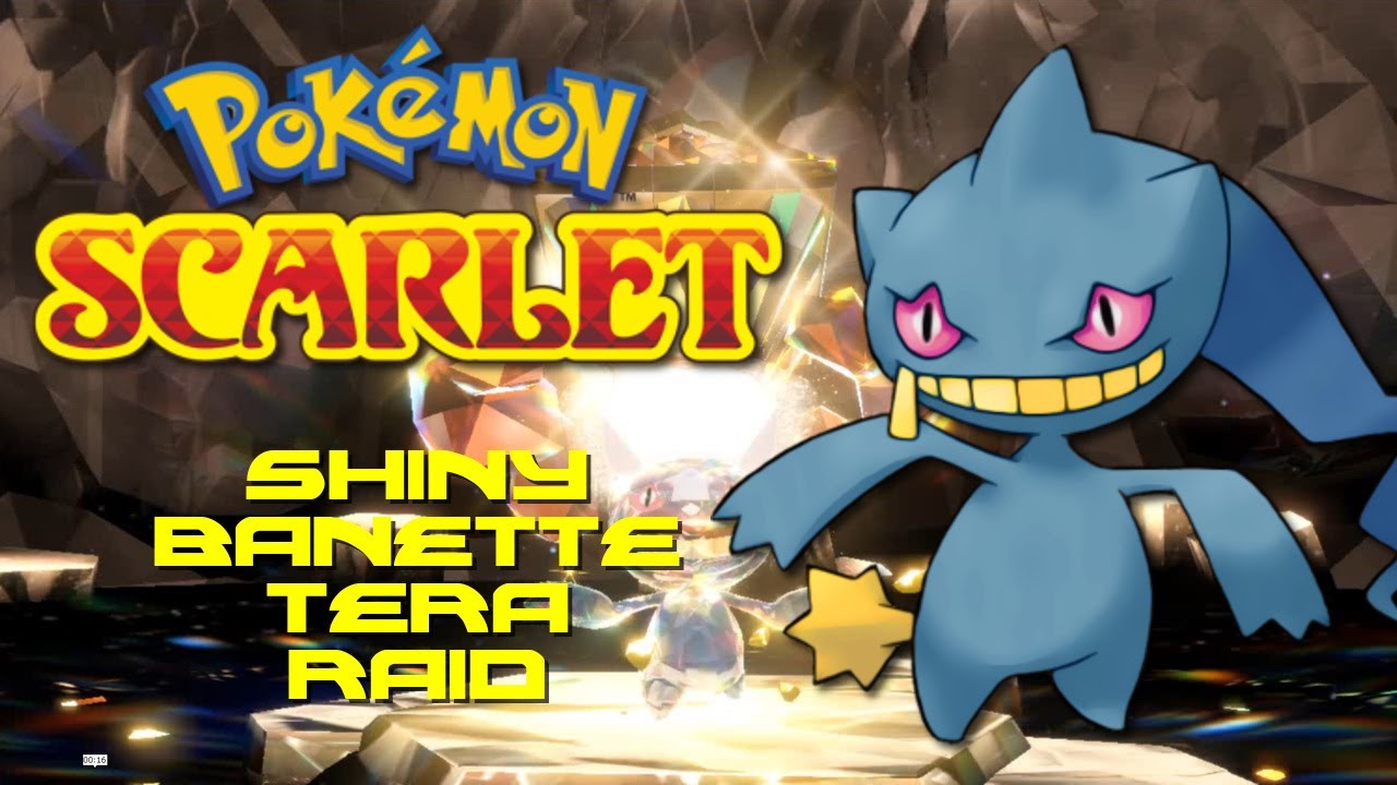 Shiny Banette Tera Raid: Pokemon Scarlet: 