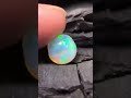 Gemstone=Natural Ethiopian Opal,7.40 MM, 1.80 Ct Color:- White With Rainbow FireShape:- Sphere Ball
