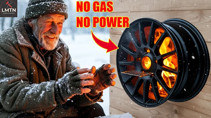No Power, No Gas ,No oil ! How to make a 3 in 1 heating stove for winter 2025