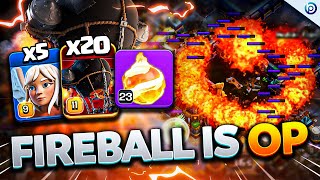 EASIEST FIREBALL Strategy is BROKEN with WARDEN CHARGE + ROCKET LOONS | TH16 Attack Strategy CoC