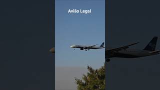 Lindíssimo pouso de um Embraer E195 E-2. #aviation
