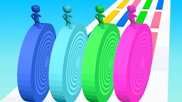 Layers Roll in Max Levels iOS,Android Walkthrough Gameplay All Trailers Update Mobile Game ZQAJDUE