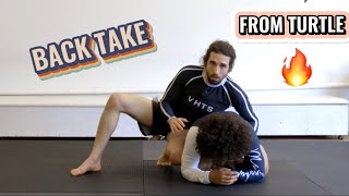 Masterskya BJJ NYC - Back take from turtle