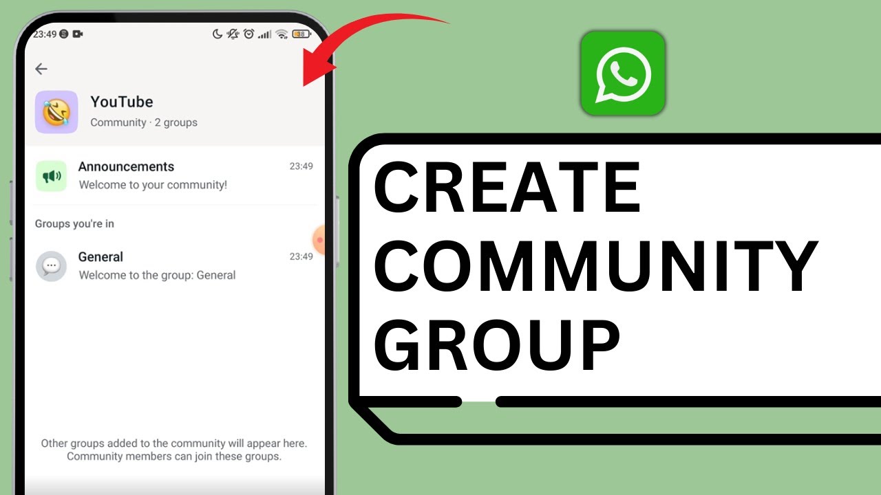 HOW TO CREATE COMMUNITY GROUP IN WHATSAPP BUSINESS - YouTube