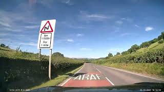 Slow TV - 4k - Wales by Road - Denbighshire - Llandrillo to Ruthin - 30mins/17miles
