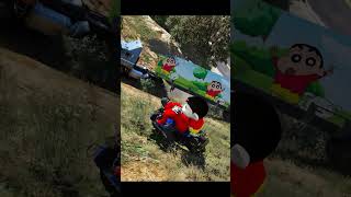 Shinchan 🤣 Container Stoled By Ballu 😱 #bommalu #shinchan #gta5telugu #karunaplayz