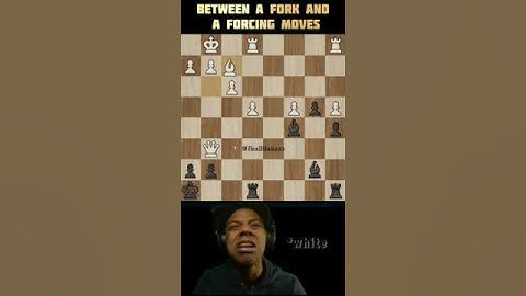 Between A Fork And A Forcing Moves #live #chesss #chessgrandmaster #chesspuzzle #chessable #chess