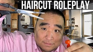[ASMR] Relaxing Haircut RP ✂️ (Scissors, Brushing, Shampoo) | MattyTingles