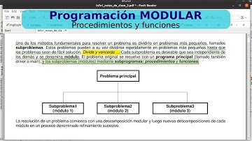 PseInt - Programación modular -Introducción
