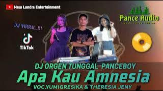 Dj Ganjor (Amnesia)Versi Remix Organ Tunggal || Cover.Yumigresika & Theresia jeny || Arr.Panceboy