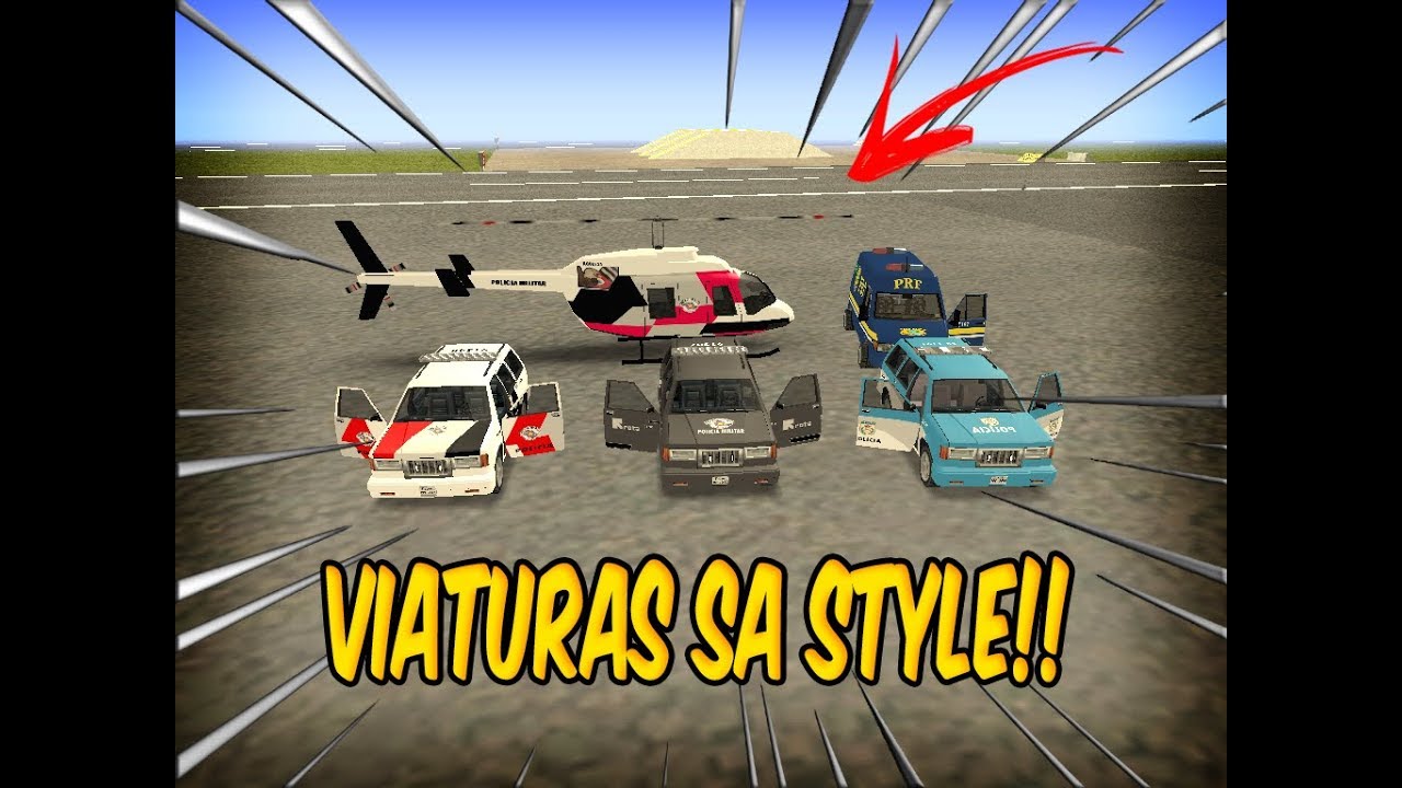 Central Mods: [GTA SA] - Pack 185 vehicles + Extras e Skate - GTA