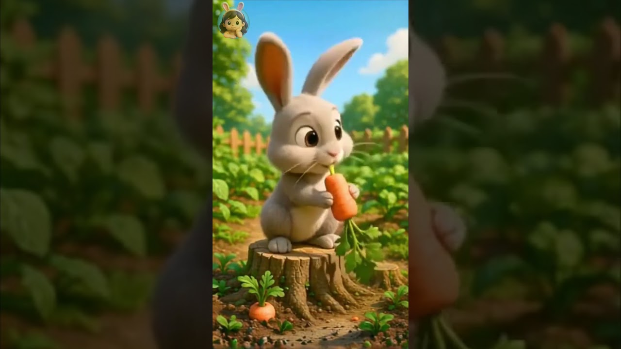 Зайка в огророде 🐰| Зайкина потешка