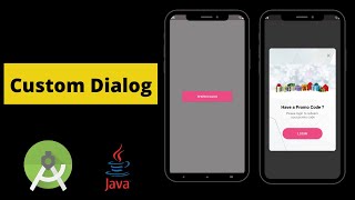 Custom dialog in android studio and Java