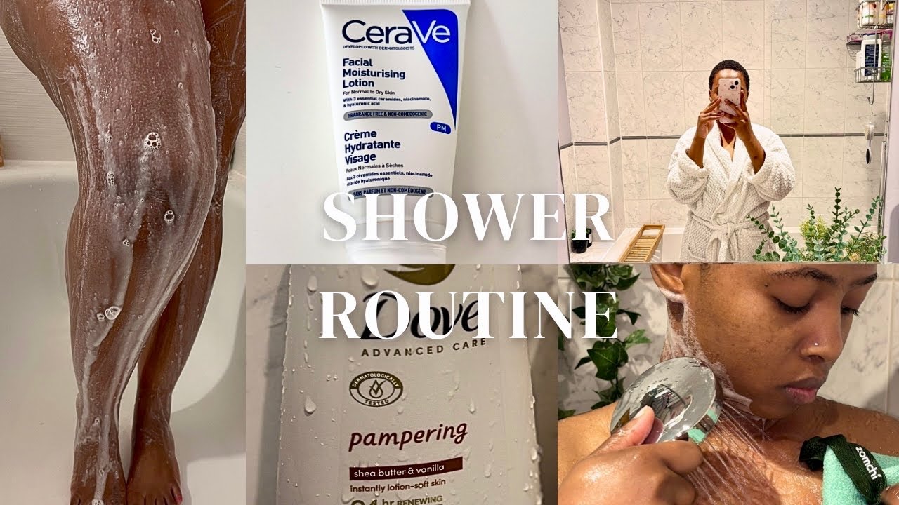 I Tried The Most Realistic Shower Routine For Glowy Skin - YouTube