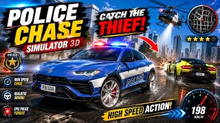 Extreme Police Pursuit 3D Gameplay 🚔💥 Realistic Car Chase Simulator