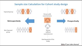 Sample size calculation in cohort study design in Amharic