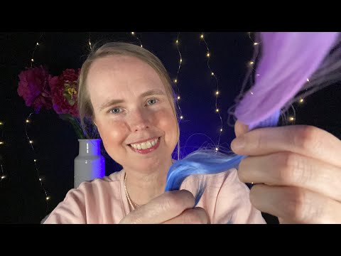 ASMR Hair Play Met Je Blauw Paarse Haar💙💜 | ASMR Role Play Nederlands