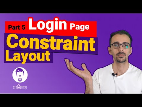 Create Login Page With Constraint Layout | ساخت صفحه لاگین با کانسترینت لایوت در اندروید