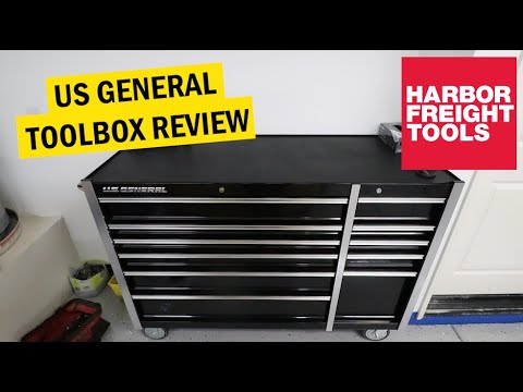 Harbor Freight Us General 56 Toolbox Unboxing Review 2021 You