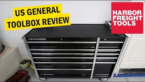HARBOR FREIGHT US GENERAL 56" TOOLBOX UNBOXING/REVIEW 2021
