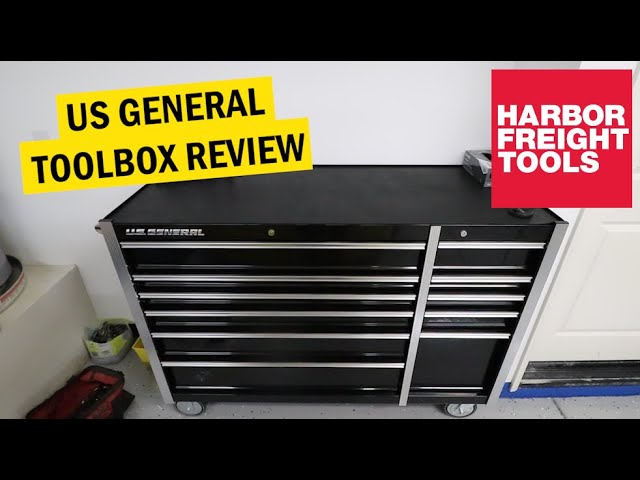 HARBOR FREIGHT US GENERAL 56" TOOLBOX UNBOXING/REVIEW 2021 - YouTube