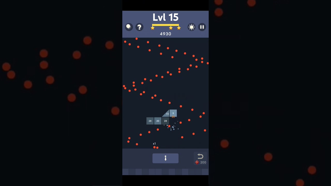 Bricks n BallsLevel 15 3 Stars #3stars #bricks #balls #bricksnballs #level15