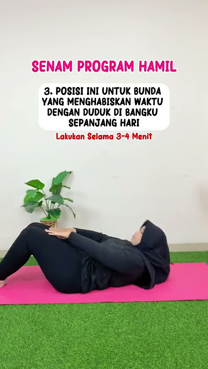 5 gerakan senam untuk promil 🤩