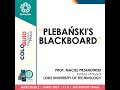 Plebański&#39;s blackboard | Prof. Maciej Przanowski