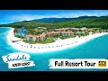 Sandals South Coast, Jamaica | Full Resort Walkthrough Tour & Review 4K | All Public Spaces! | 2021