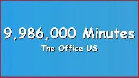 9,986,000 Minutes - The Office US (lyrics)