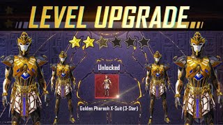 UPGRADE GOLDEN PHARAOH X - SUIT | Play Game In Egyptian Pyramid Mode | Pubg Mobile