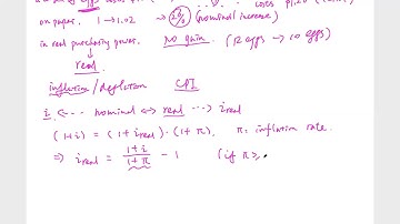 [MATH 2620 Financial Mathematics] Lecture 45: Ch5.2 Nominal vs real interest rates