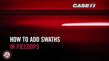 FieldOps How to Add Swaths