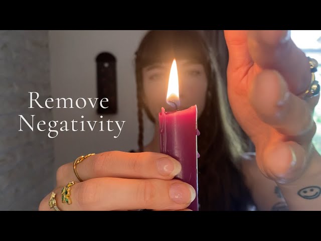 Reiki ASMR ~  Removing negativity and low vibrations | Energy plucking and pulling | Energy work