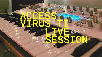 Virus TI: LIVE synth demo with Menthal Milk  NO TALKINGS