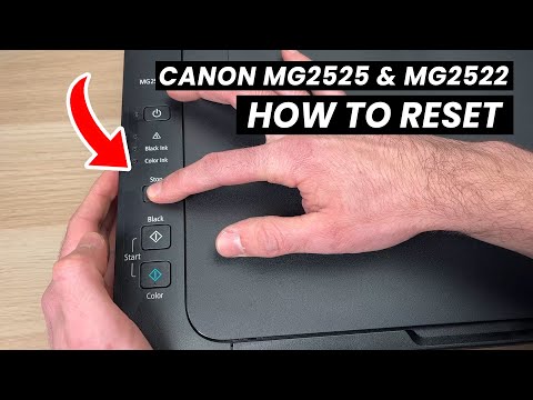 Video: Hur återställer jag min canon mx492-skrivare?