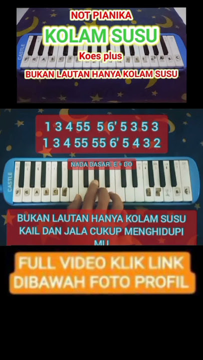 KOLAM SUSU | NOT PIANIKA | KOES PLUS #shorts #notpianika #pianika #kolamsusu