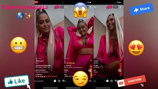 Danii Banks Facetimed Her Man While She Was On Her Live